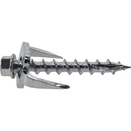 Fas-n-Tite Exterior-Coated Fence Post Screws #12 x 1-1/2", Heavy Duty Wood Screws for Fencing, Decking Construction, Self Tapping Screws for Treated Lumber, Drywall, #12 x 1-1/2", 75 Pieces, 9976304