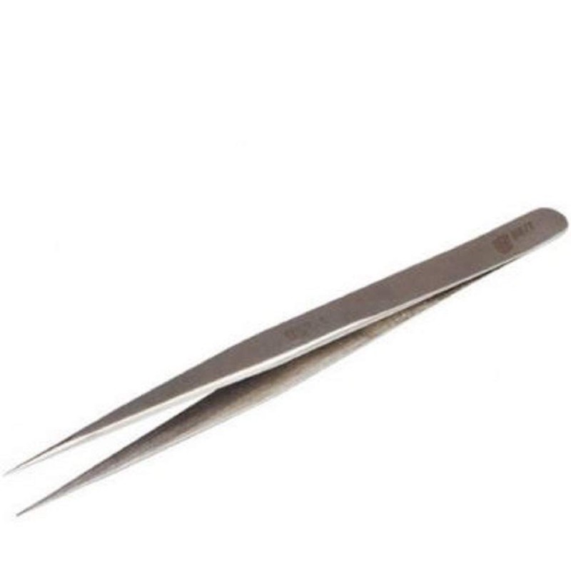 Non-Magnetic tweezer Anti-Static Straight tip Precision Stainless Steel for Mobile/laptops