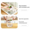 Subbuteo Electric Salad Spinner 4Qt – Rechargeable Lettuce Washer &