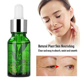 Suero Facial de 15 Ml, Suero de Esencia de Semilla de té Verde, Poros Retráctiles Hidratantes, Suero de ácido Hialurónico Antienvejecimiento, Suero Hi