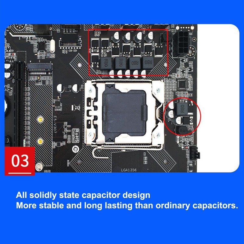 X79 Motherboard Set E5 2420 CPU 8G DDR3 6 Cores