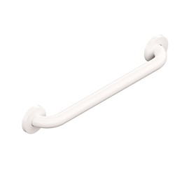 HEALTHCRAFT Easy Mount Grab Bar: ADA-Compliant Stainless-Steel with Concealed Screws, Available in 12-18-24-32-36-42" Inch Sizes (Compatible with Easy Mount Anchor) (18" Inch, Powder Coat White)