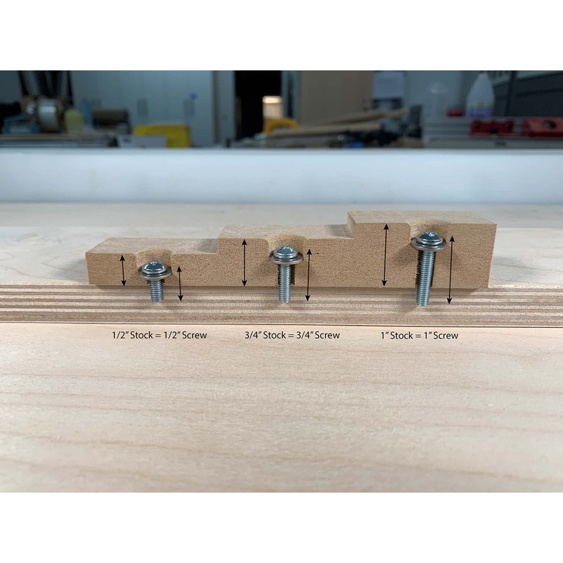 Micro Jig MB-050-0525PL Zeroplay 1/2" X 14" 2-Step Plunge Router