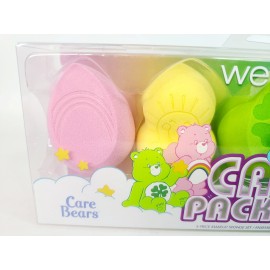 Wet N Wild Care Bears 5 Piece Makeup Sponge Set Care Package Limited Edition NEW