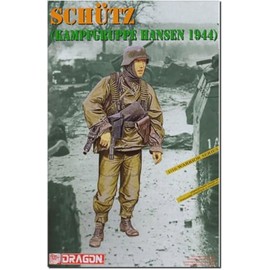 PLATZ DRAGON 1/16 WW2 German Waffers Hansen Combat Team Soldier Plastic Model DR1623 (People)