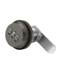 3 Digit Code Combination Cam Lock 30mm Password Coded Locks Zinc Alloy Coded Security Lock for Box Cabinet Mailbox Drawer Door Furniture Gun Color