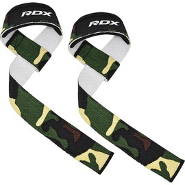 RDX Wrist Strap, Lifting Strap, For Training, Gym, For Beginners to Professionals, Anti-Slip Pads, Both Hands, Men's, Women's, Genuine Japanese Product (Camo Green)