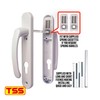 TSS UPVC Door Handle Set, 92mm PZ (Centres), Lever/Lever, Screw