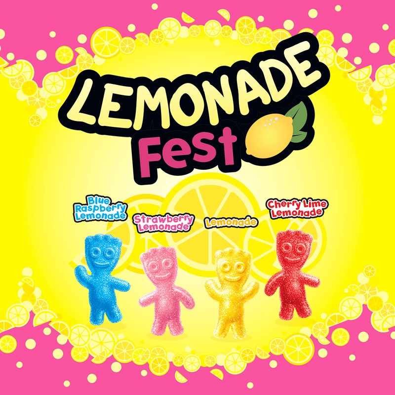 SOUR PATCH KIDS Lemonade Fest Soft & Chewy Candy, 8.02