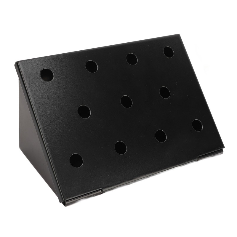 Smoker Box Black V Shape Stainless Steel Anti Stick Large