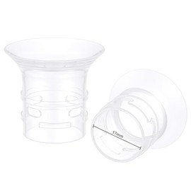 Breast Pump Flange Inserts (17mm, Pack of 2), for MOMPINKE S12 Wearable Breast Pump, Original MOMPINKE S12 Breastfeeding Pump Replacement Accessories