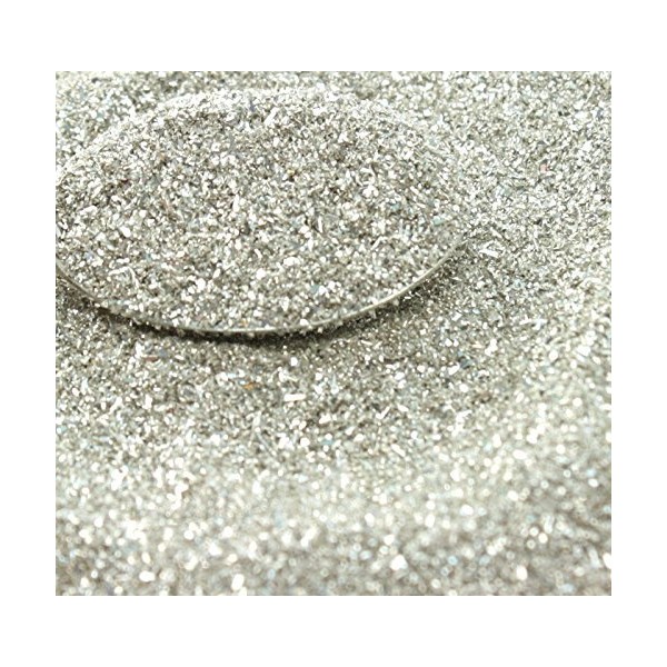 Silver Imported German Glass Glitter - 1 Kilo - Fine
