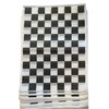Black Checkered Deli Paper Basket Liner 9 X 12 Inches
