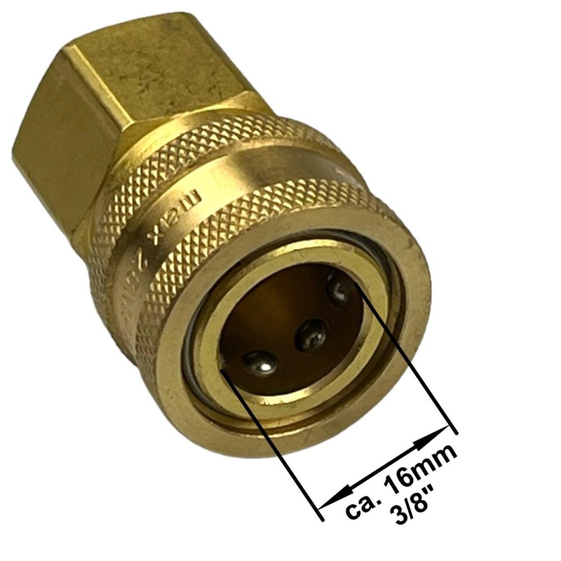 M&M Smartek Pressure Washer Quick Coupling Female 1/4 Inch to