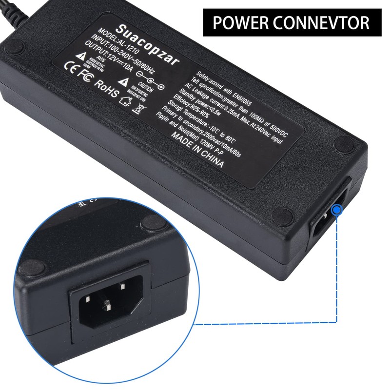 Convertidor de corriente de 110 V a 12 V 10