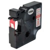 vhbw Schriftband-Kassette Ersatz für Dymo D1, 43615 für Etiketten-Drucker 7m