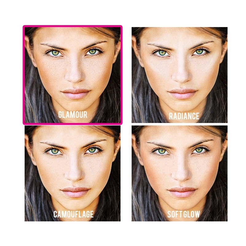 Dinair Airbrush Makeup Foundation | Medium Shades | GLAMOUR: Natural,