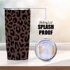 Leopard Gifts for Women 20 oz Tumbler, Minimalist Stainless Steel
