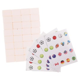 SUPVOX Seaside Mahjong Tile Game Set Plastic Game Blocks for Versatile Gameplay for Indoor Fun Cognitive Challenge Enhance Family Entertainment