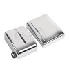 Unbranded Chrome Battery Box Side Cover For Harley Dyna Wide