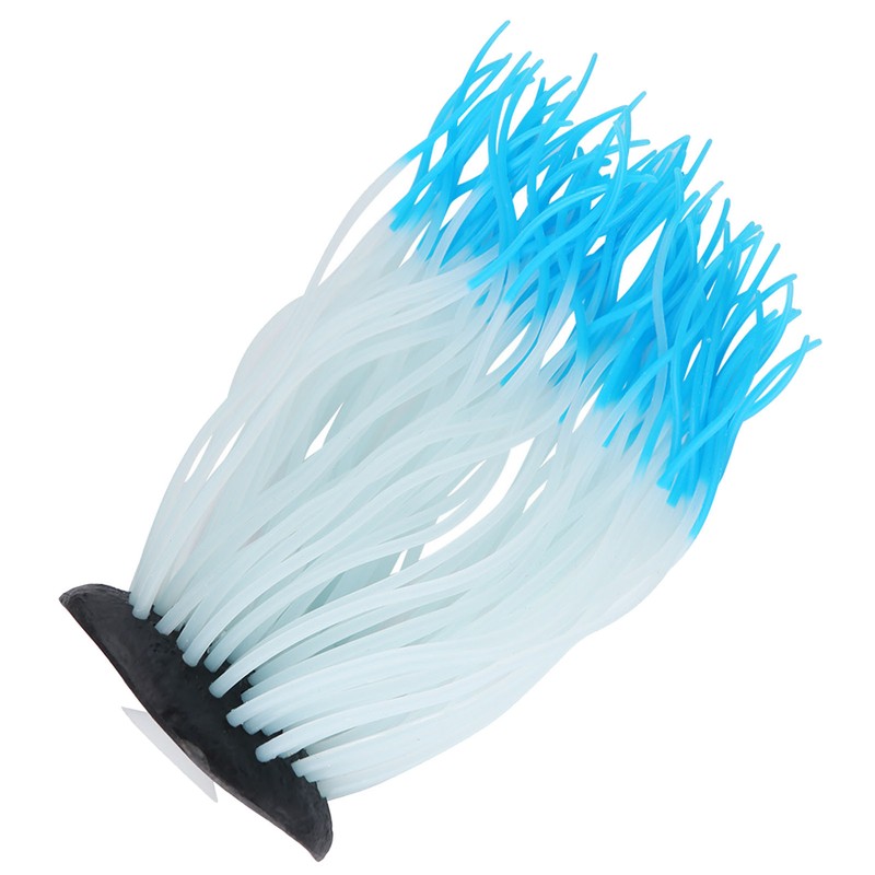 Simulation Artificial Silicone Sea Anemone Coral Ornament for Aquarium Fish