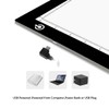 LitEnergy A4 LED Copy Board Light Tracing Box, Adjustable USB