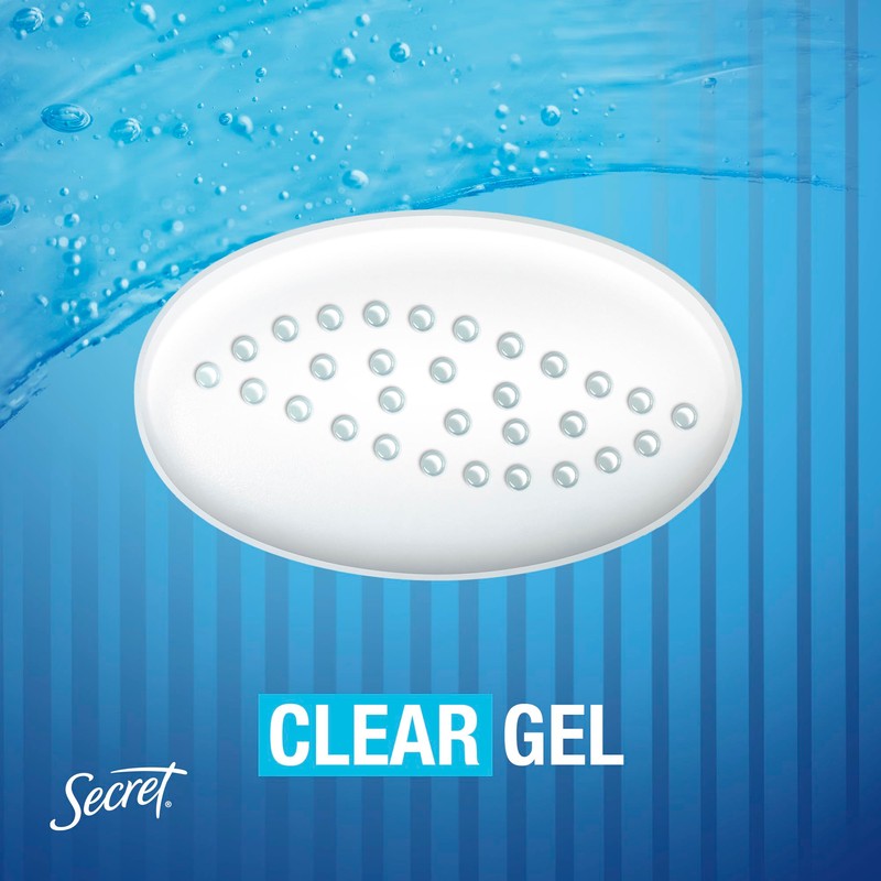 Secret Outlast Clear Gel Antiperspirant Deodorant for Women, Protecting Powder