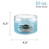 CANDLE-LITE Ocean Blue Mist Scent 3-Wick Aromatherapy Candle with 20-40
