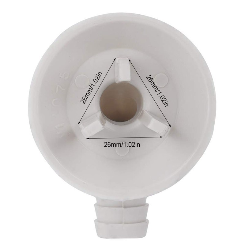 Nimomo Drain Connection Air Conditioning, Elbow Angle Outside the Device