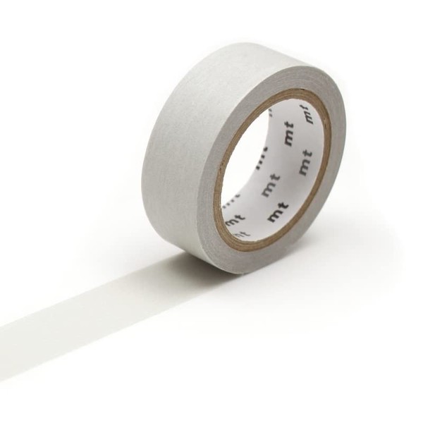 Masking Tape (MT) 1.5 cm, plain, pastel grey