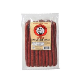 Gold Rush 2.5 LB Spicy Beef Smoked Sticks (1) 30 Count Pack Free Shipping