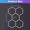 Hexagon Garage Light 6500K LED Hexagon Lights 144W for Warehouse