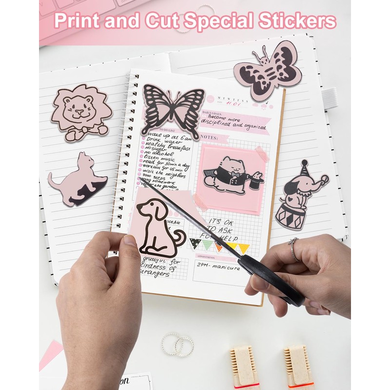 Memoking T02 / M02X / M02L Sticker Paper - Pink