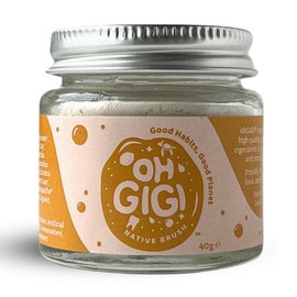 OhGiGi Organic Tooth Powder - Native Brush, 40g Jar