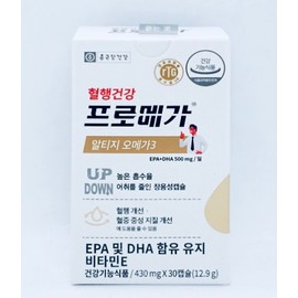 Chong Kun Dang Health Promega Altige Omega 3 Dual 430mg x 30 capsules 60 capsules / 종근당건강 프로메가 알티지 오메가3 듀얼 430mg x 30캡슐 60캡슐