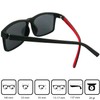 Mini Brille Flexible Sunglasses with Prescription, Plastic Frame, Large and