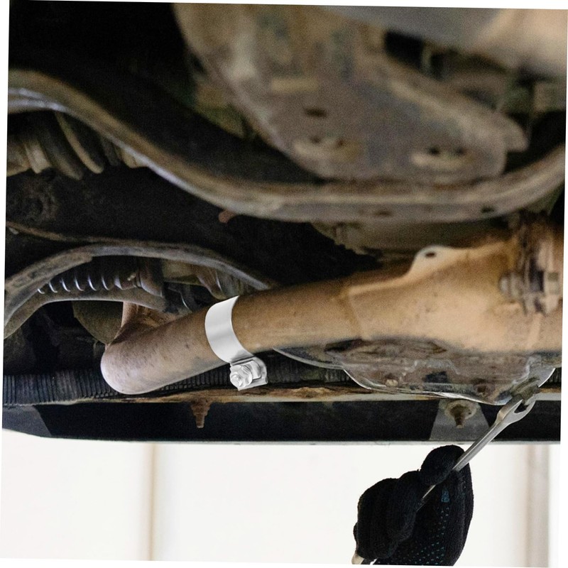 Tofficu Automotive Exhaust Clamp Exhaust Repair Part Durable and Resistant