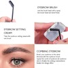 Smudge-Proof Clear Eyebrow Gel for Natural Brows - Long-Lasting Styling
