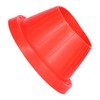 2pcs Car Speaker Waterproof Cover Silica Gel Red Insulation Protective
