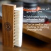 GrooveWasher's The Goat Record Cleaning Brush | Anti-Static Natural Goat