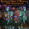 Halloween Lighted Skeleton Decor Outdoor, Solar Powered Realistic Scary Graveyard