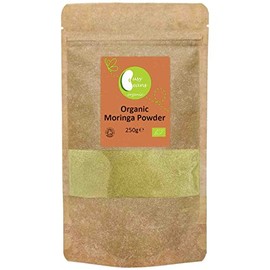 Organic Moringa Leaf Powder - Certified Organic - by Busy Beans Organic (250g)