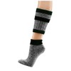 Loferl Calf Warmer Traditional Socks Grey / Green, Grey/green