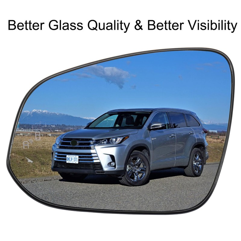 Driver Side Mirror for Toyota Highlander (US Version) 2014-2019 with