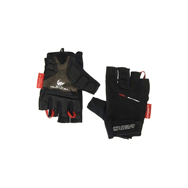 Chiba Unisex's Premium Gel Extreme Glove, Black, 2X-Large