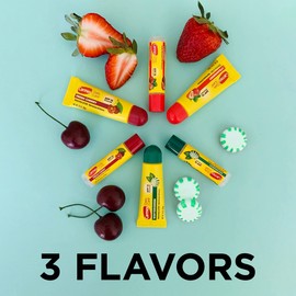 Carmex Daily Care Moisturizing Lip Balm with SPF Variety Pack in Fresh Cherry, Strawberry and Wintergreen Flavors: Carmex Daily Care Sticks , 0.15 OZ - 3 count (2 packs), Carmex Daily Care Tubes, 0.35 OZ – 3 count (2 packs)