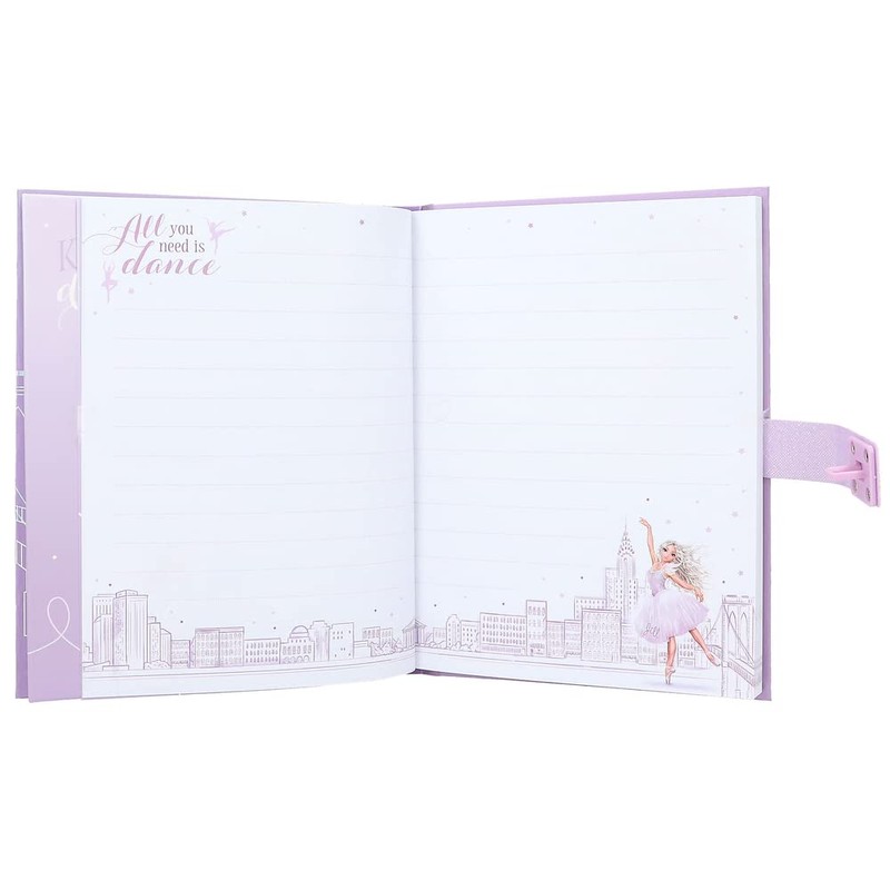 Depesche 12428 TOPModel Ballet Diary with Number Code and Sound,