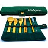 Ecowood® Juego de Cubiertos de Bambú - Incluye 7 Piezas