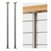 Deck Man 2 Pack Stainless Steel Pre-drilled Intermediate Post/Studdle Pickets
