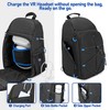 PGmoon Carrying Case for Oculus Quest 2&Pro,Protective Storage Backpack for